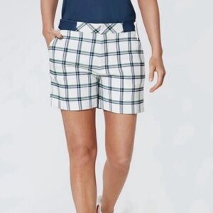 NO OFFER! TNUCK Lattice Plaid 5in Golf Shorts